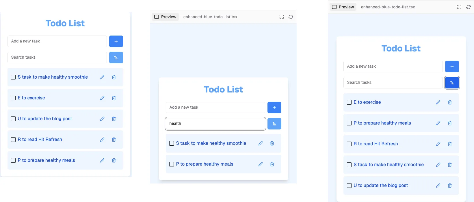 Final version of To Do app
