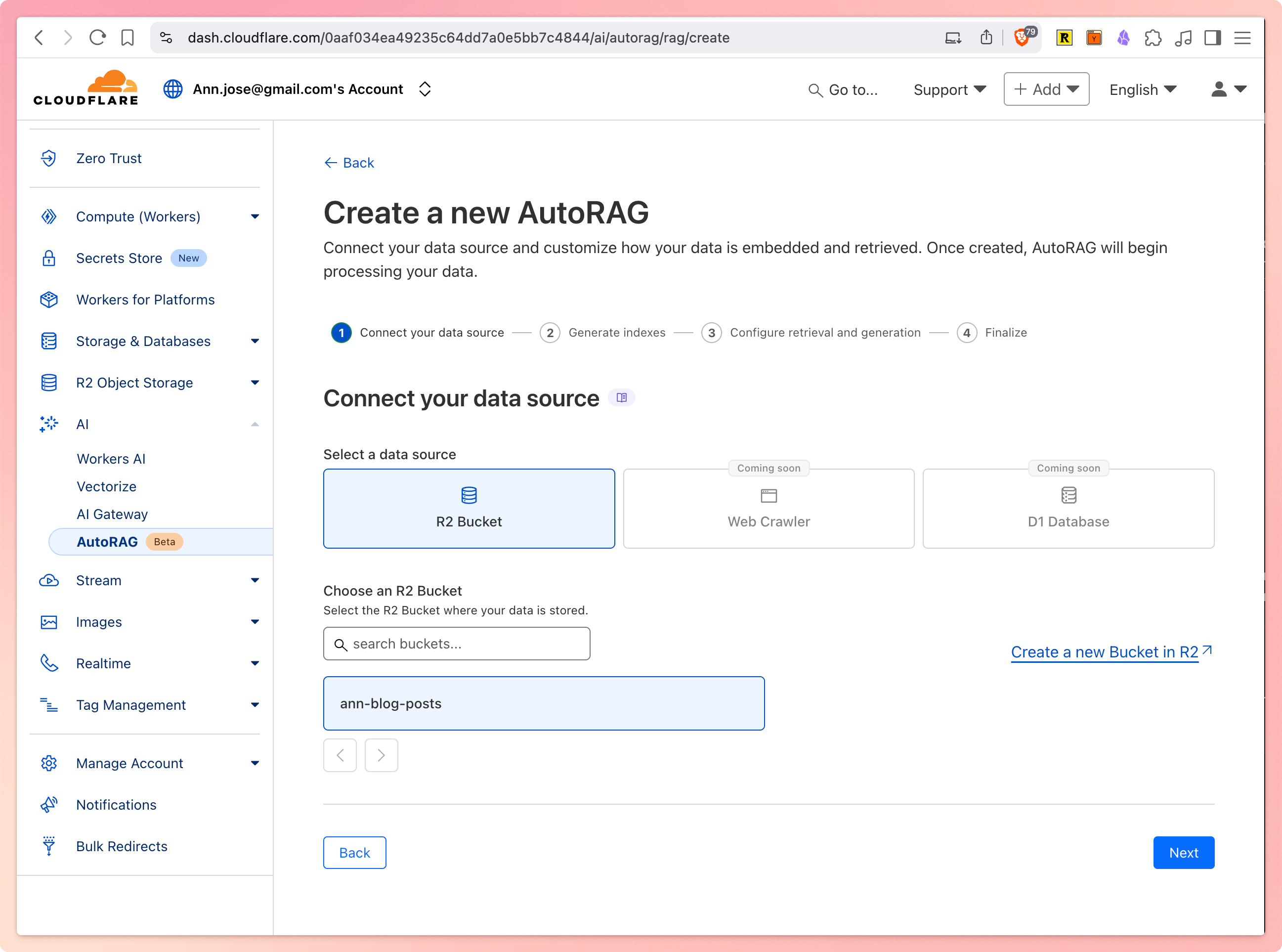 Select datasource